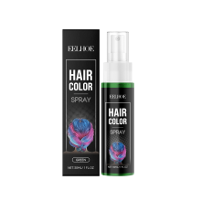 Grüner temporärer Haarspray - natürliche Farbe