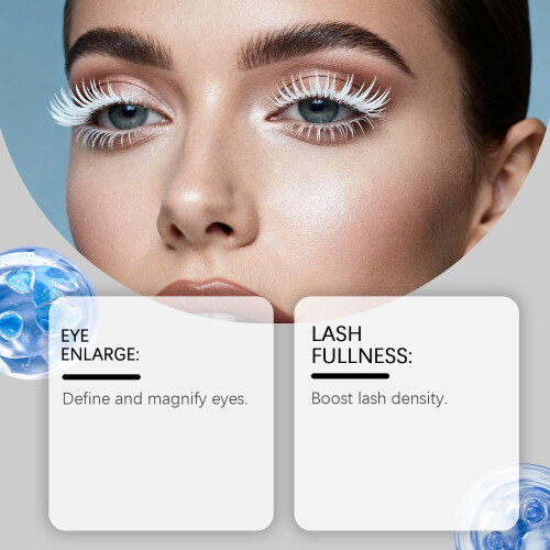 Weiße Locken Mascara, leicht, seidig, nicht verschmierend 2