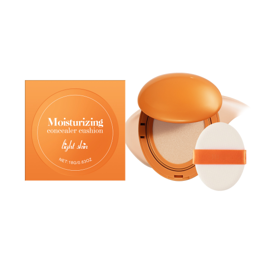 Feuchtigkeitsstiftender Concealer-Cushion, helle Haut, Samttextur
