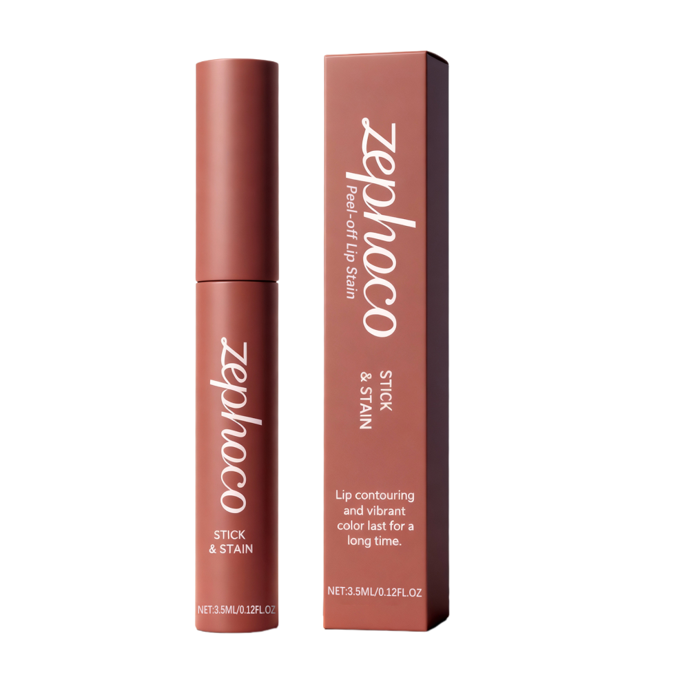 Cocoa-Colored Peel-Off Lip Liner Outlines Lips