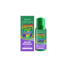 Grüner temporärer Haarspray, sanft, natürlich, einfach anwendbar