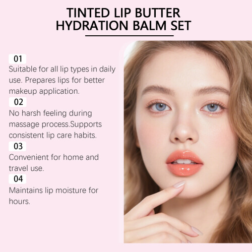 Colored Lip Balm Set Moisturizing Plumping 2