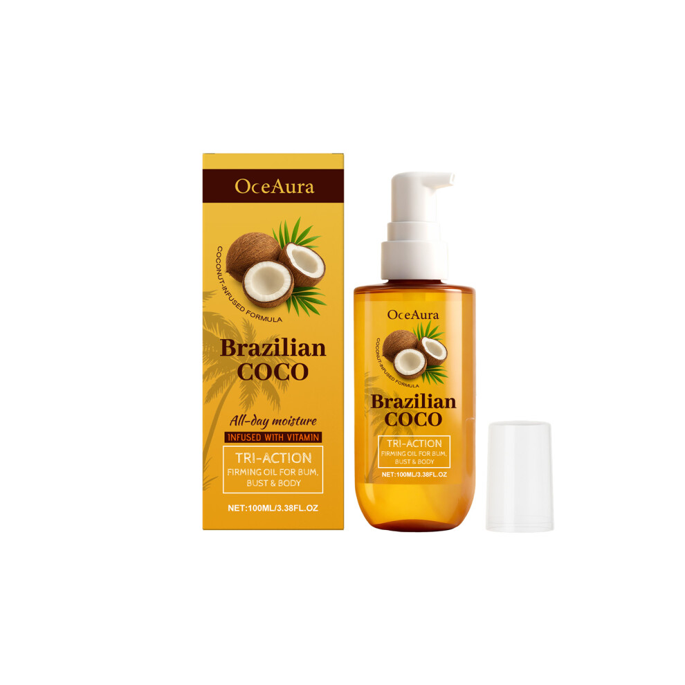 Coconut Body Moisturizing Oil Nourishes Hydrates Smooth