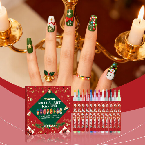 DIY-Weihnachts-Nagelkunst-Graffiti-Stift 1