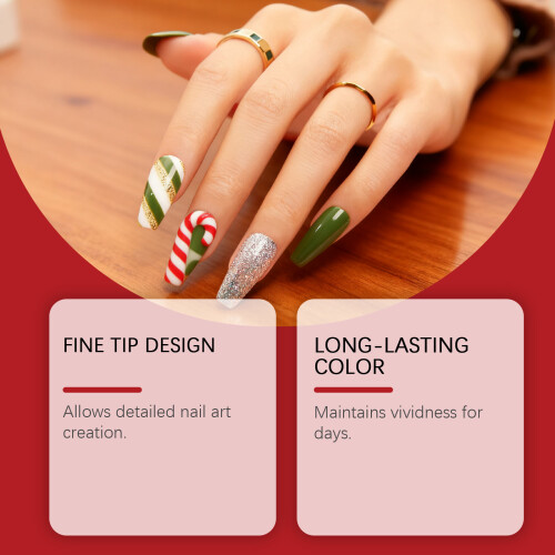 DIY-Weihnachts-Nagelkunst-Graffiti-Stift 2