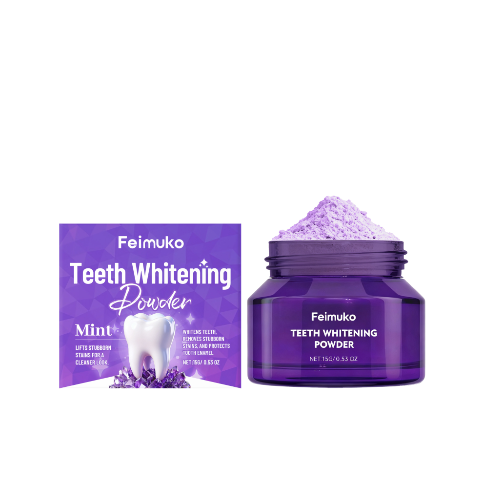 Purple Tooth Powder Gentle Mouth Teeth Cleaning
