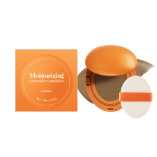 Cocoa-Colored Moisturizing Concealer Cushion, Long-Wear Velvet Finish