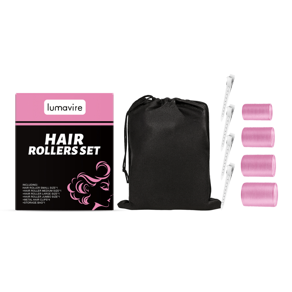 Unisex Self-Adhesive Curling Set For Natural Air Bangs Big Waves