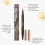 Black 2-in-1 Eyebrow Pencil - Natural Shape, Smudge-Proof 15