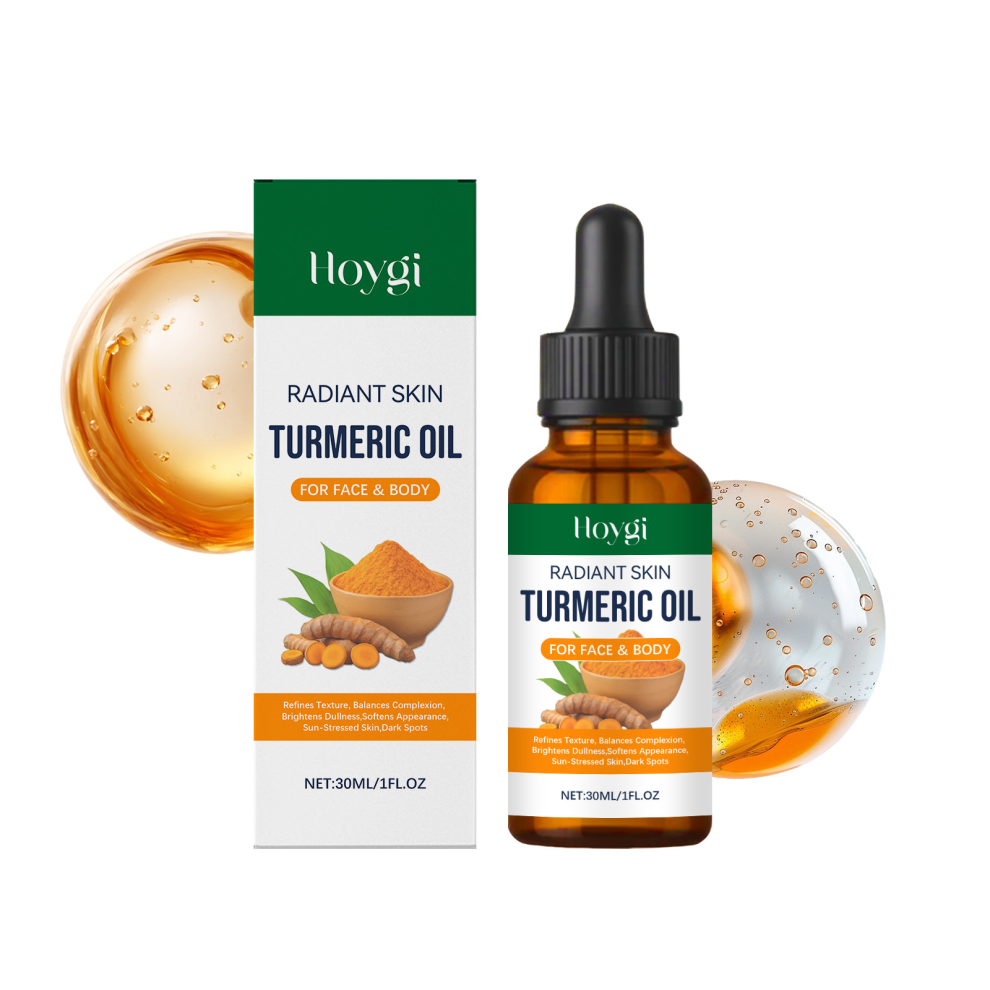 Light Turmeric Facial Oil - Moisturizing Hydrating Nourishing Gentle