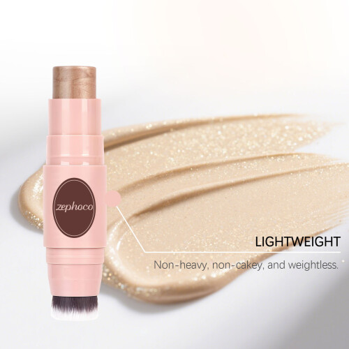 Champagner-Gold Make-up-Stick: Rosiger 3D-Effekt, für Anfänger 2