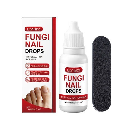 Mild Herbal Nail Care Drops for Shiny, Smooth Nails