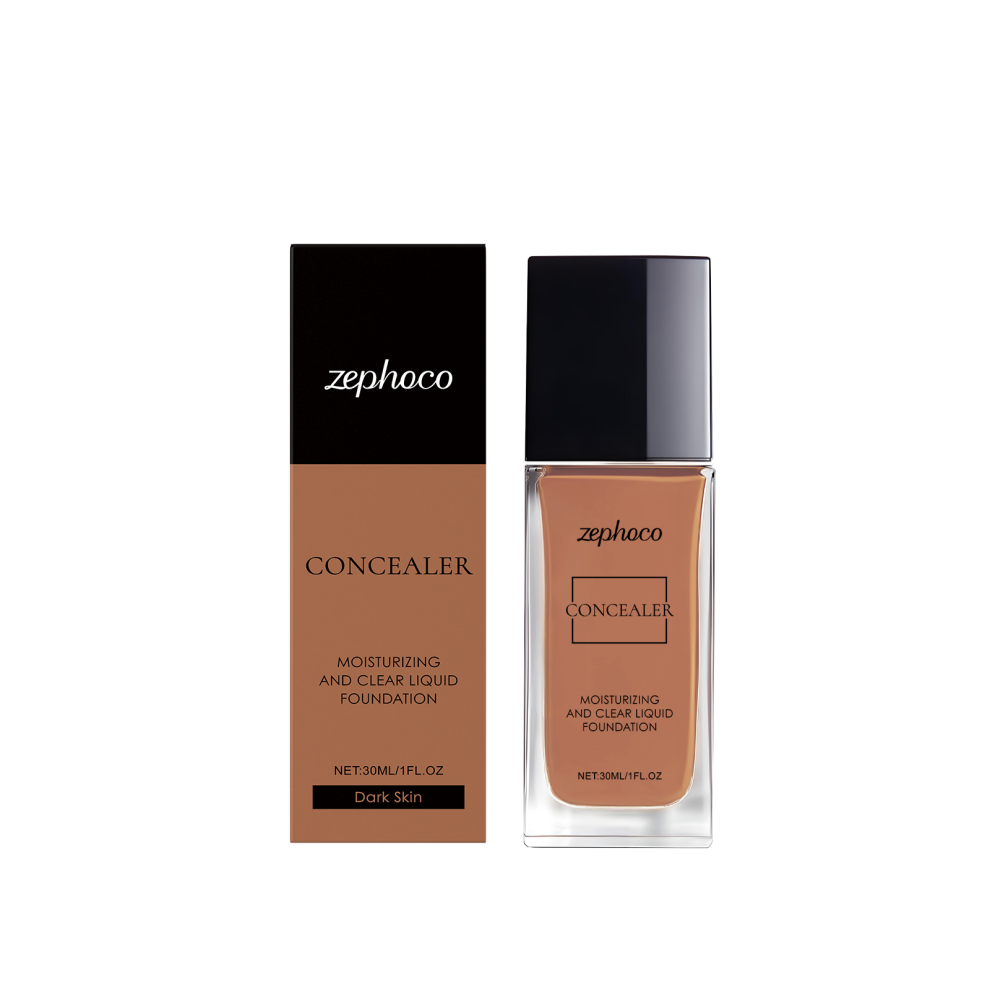 Dark/Light Skin Tone Soft Concealing Foundation Hydrating Translucent
