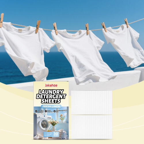 Laundry Detergent Sheets - Stain & Odor Removal, Portable 1