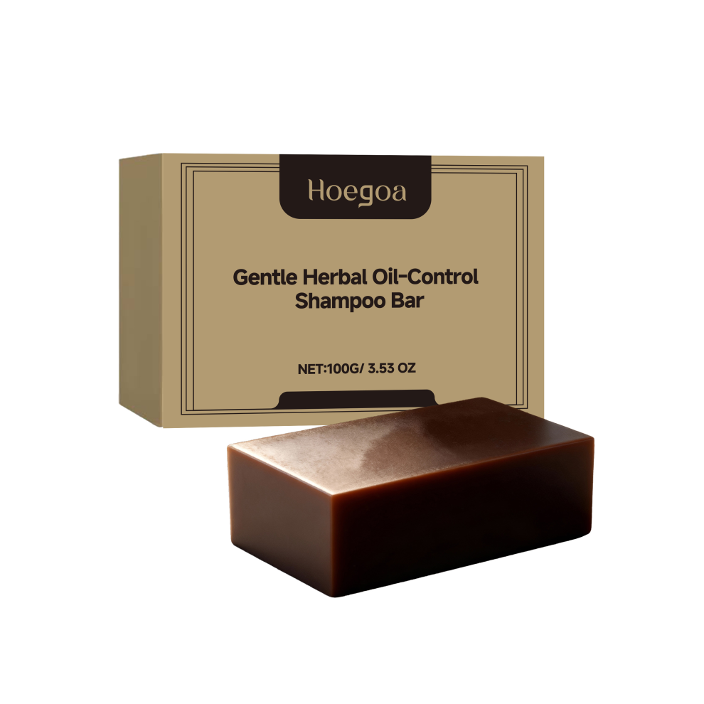 Herbal Oil-Control Shampoo Soap Smooth Lustrous Fluffy Hair