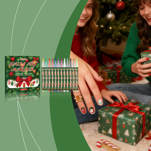 Weihnachts-Nail-Art-Stift: Farbmatch, Langlebig 1