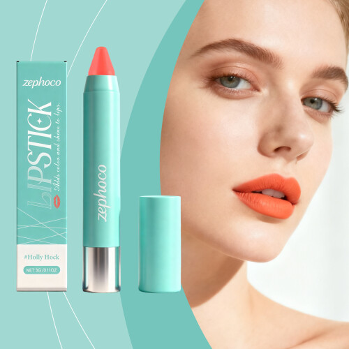 Matte Lippenstift-Stift: Orange-Rot, natürlich glatt 1