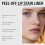 Brauner Peeling-Lipgloss pflegend & nicht klebend 13
