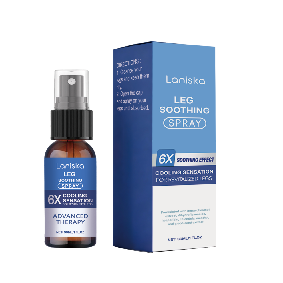 Leg Care Spray with Gentle Ingredients for Daily Massage & Care