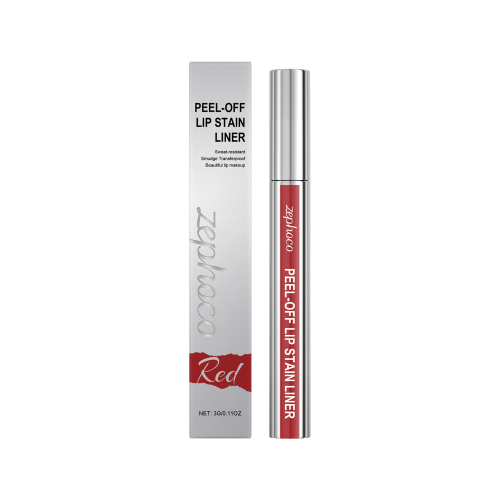Rot pflegendes Peel-Off Lipgloss, wasserfest