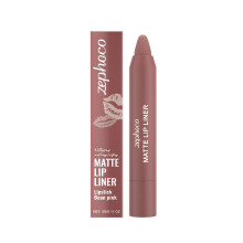 Lippenstift Rot-Bohne Matt, Natürliche Farbe, Nicht-Fleckig