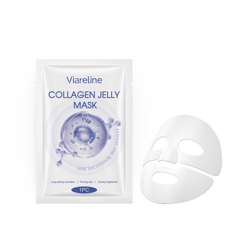 Viareline Collagen Mask: Nourish & Brighten Elastic Hydrating Peel-Off