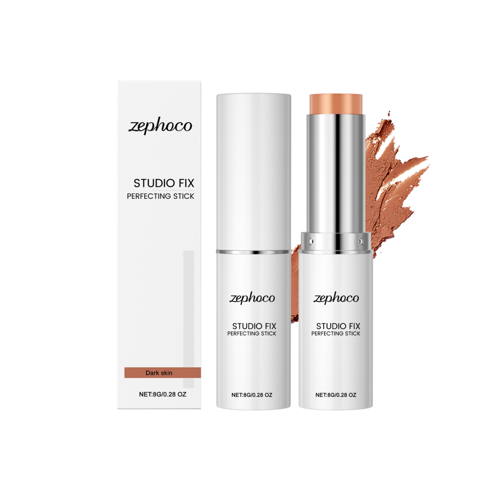White Moisturizing Concealer Foundation Stick For Deep Skin Tone