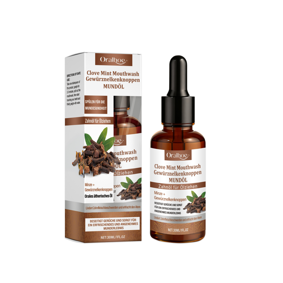 Clove Mint Mouthwash: Cleans, Cools & Refreshes