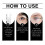 Weiße wimpernkrausende Mascara, schöne Wimpern 6