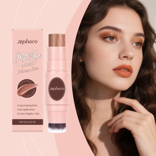 Dual-Head Makeup Stick, Champagne Brown 1