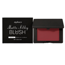 Dark Red Matte Blush - Blendable & Smudge-Proof