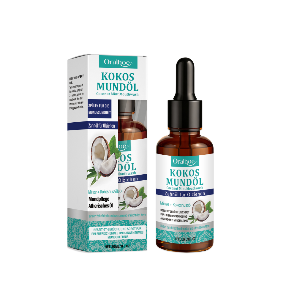 Coconut Mint Refreshing Mouthwash Cool & Clean Teeth & Gums