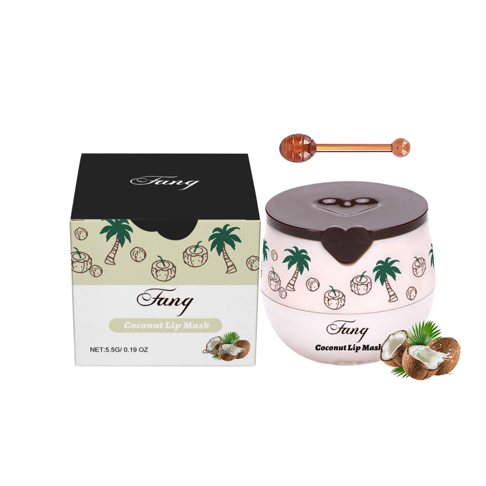 Coconut Lip Mask: Moisturizing Nourishing Non-Sticky