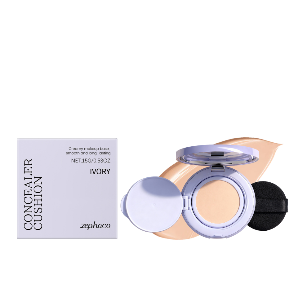 Ivory White Concealer Cushion, Matte Finish, Hydrating