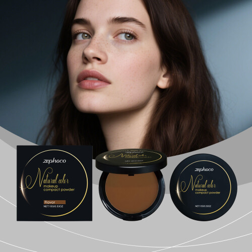Dark-Toned Setting Powder - Light, Thin, Non-Stick 1