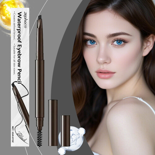 Schwarzer wasserfester 2-in-1 Eyeliner-Stift: 3D-Effekt 1