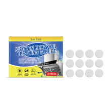 Jue Fish Oil Stain Effervescent Tablets for Range Hoods/Stoves