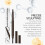 Schwarzer wasserfester 2-in-1 Eyeliner-Stift: 3D-Effekt 13