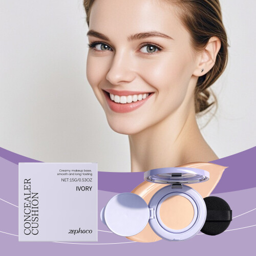 Ivory White Concealer Cushion, Matte Finish, Hydrating 1
