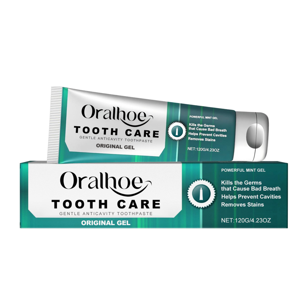 Peppermint Toothpaste - Cleans Stains, Brightens Teeth, Fresh Breath