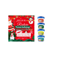 Christmas Lip Balm Set, Daily Moisturizing Lustrous Non-Sticky Lips