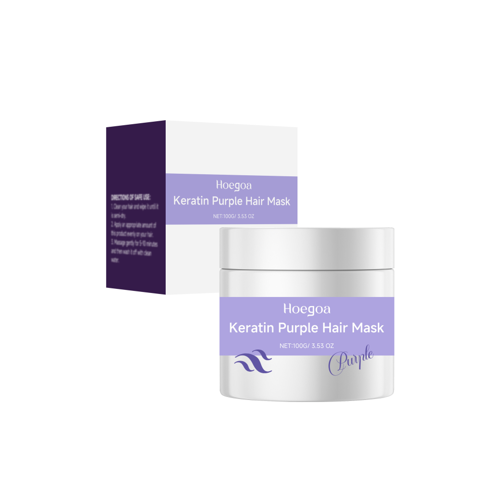 Purple Keratin Hair Mask: Lustrous & Smooth Hair