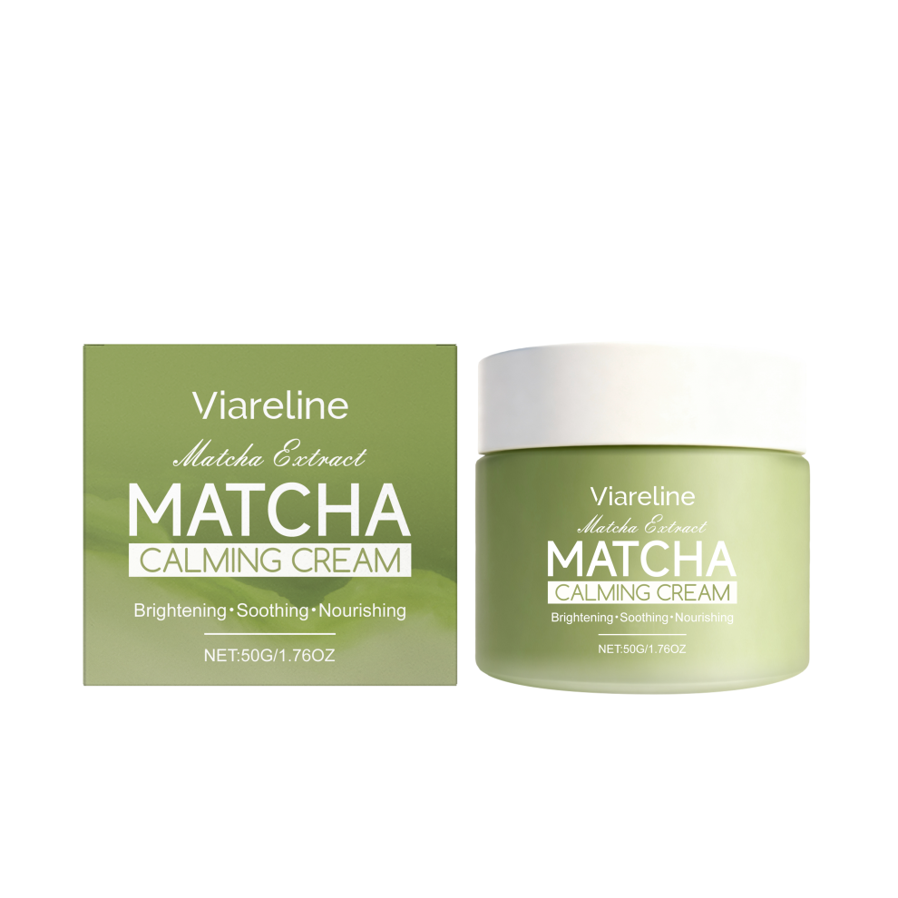 Matcha Plant Extract Cream Moisturizing Dry Skin Smooth Light Absorbed