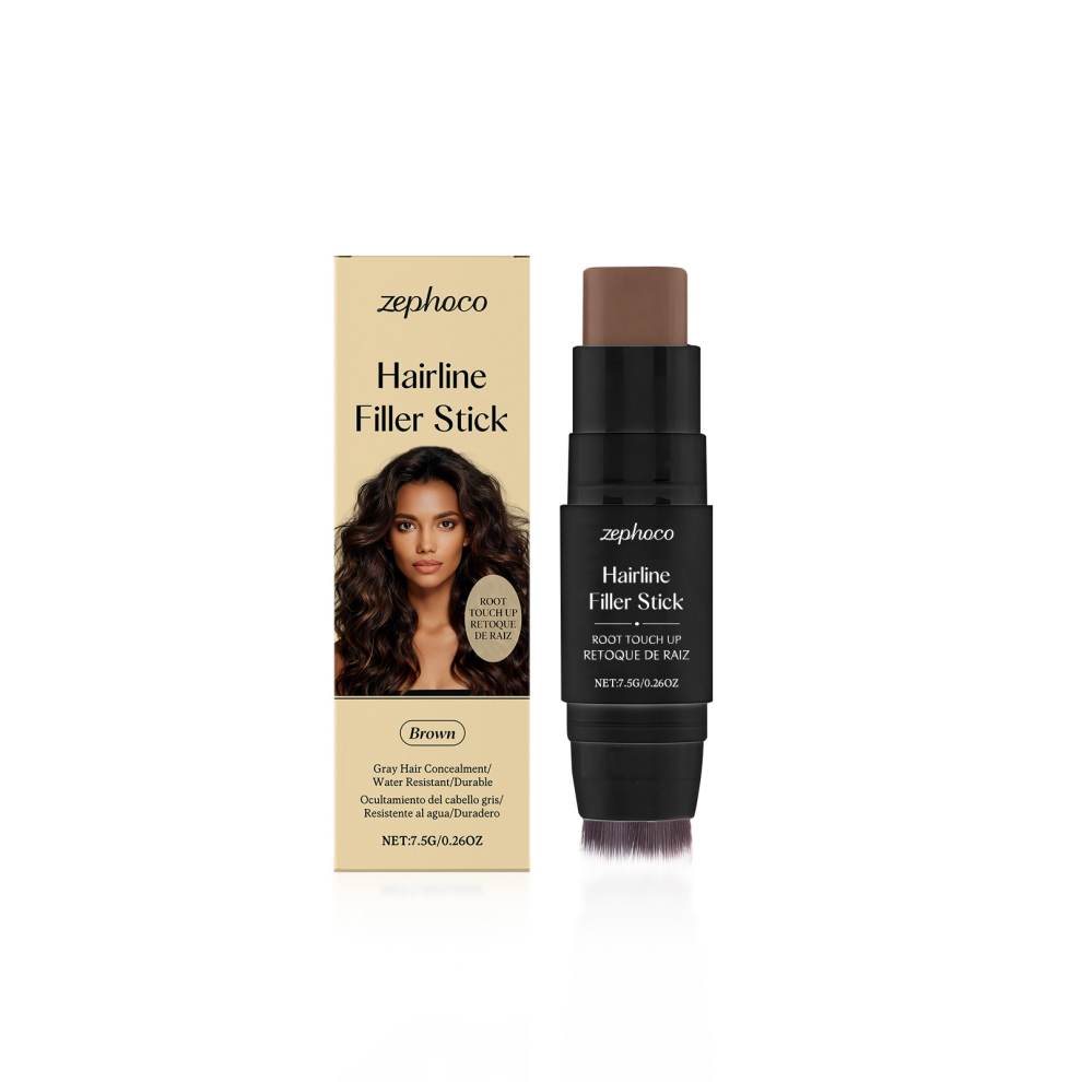 Brown Hairline Filling Stick: Portable, Fluffy & Voluminous