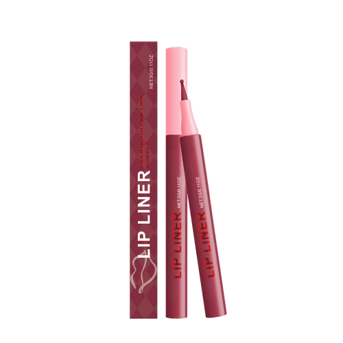 Purple Waterproof Lip Liner Natural Shape Lasting Smudge-Proof