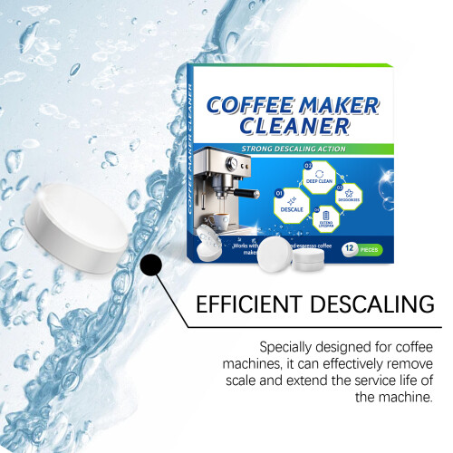 Coffee Machine Cleaning Tablets: Stain & Scale Cleaning, Portable 2