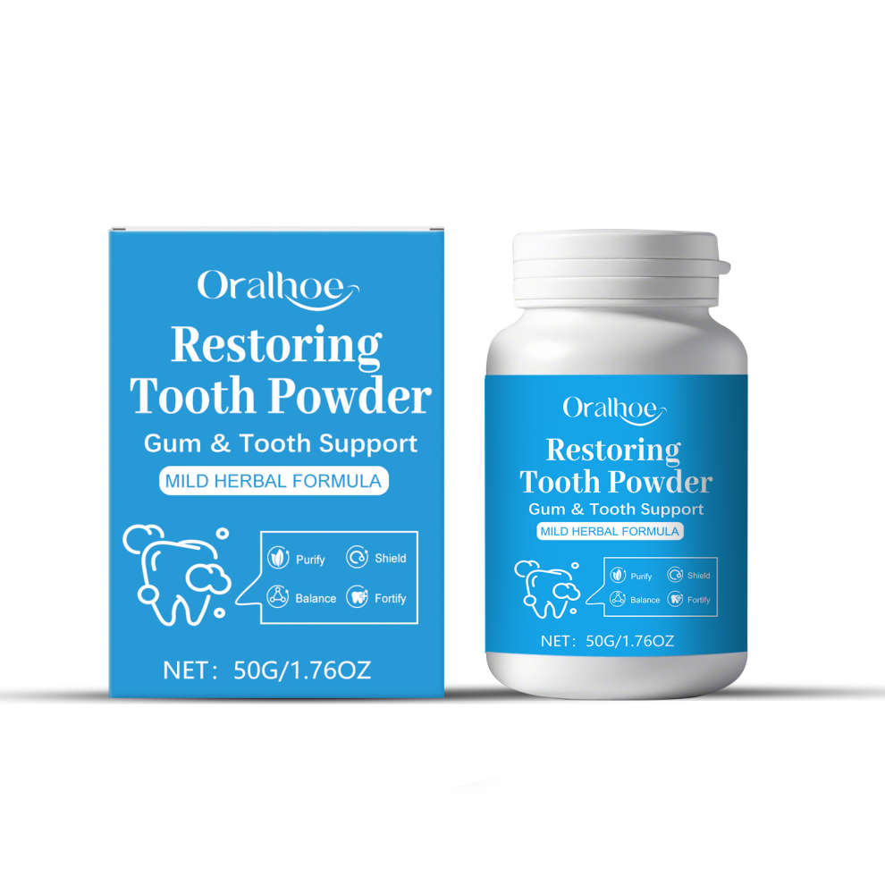 Fresh Tooth Powder Whitening Fresh Breath Daily