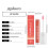 Red Sparkling Lip Gloss - Hydrating, Mirror Finish, Brightens Lips 9