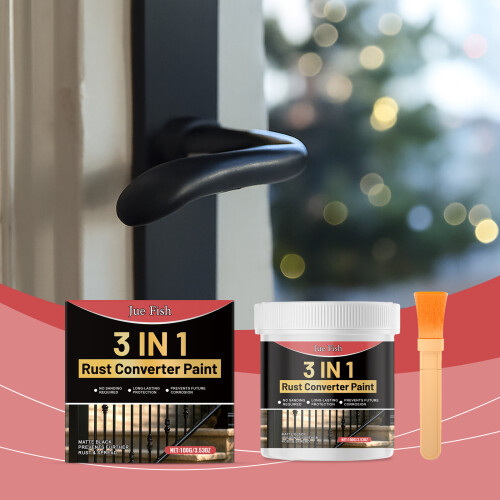 Jue Fish Water-Based Waterproof Anti-Rust Corrosion-Resistant Primer 1