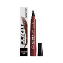 Rotbrauner Vier-Zacken-Brow-Stift
